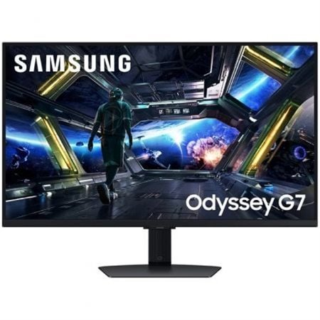 Monitor Smart Gaming Samsung Odyssey G7 S32DG702EU 32"/ 4K/ 1ms/ 144Hz/ IPS/ Multimídia/ Altura ajustável/ Smart TV/ Preto