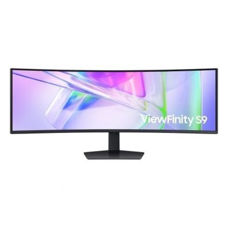 Monitor profissional curvo ultra-amplo Samsung ViewFinity S9 S49C950UAU de 49" / QHD duplo / multimídia / altura ajustável