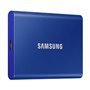 Unidade SSD externa portátil Samsung T7 1 TB/ USB 3.2/ Azul