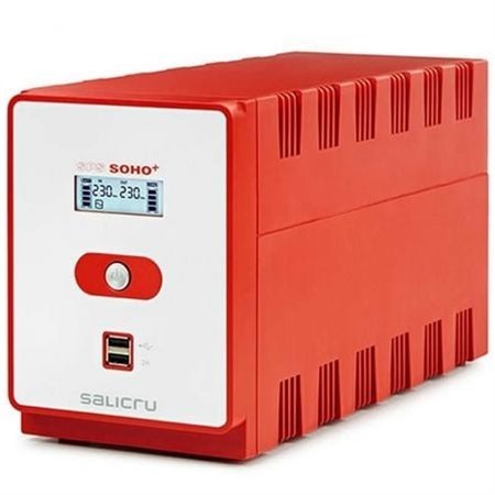 Salicru Interactive Line UPS SPS 1600 SOHO+/ 1600VA-960W/ 4 Saídas/ Formato Torre