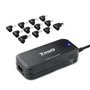Carregador de laptop TooQ TQLC-90BS02AT/ 90 W/ Automático/ 12 conectores/ Voltagem 12-20 V/ 1 USB