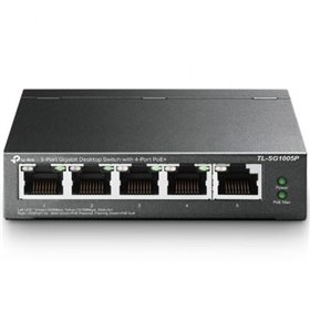 Switch TP-Link TL-SG1005P 5 Portas/RJ-45 10/100/1000 PoE