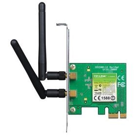 Placa de rede sem fio PCI Express TP-Link TL-WN881ND 300 Mbps 2,4 GHz