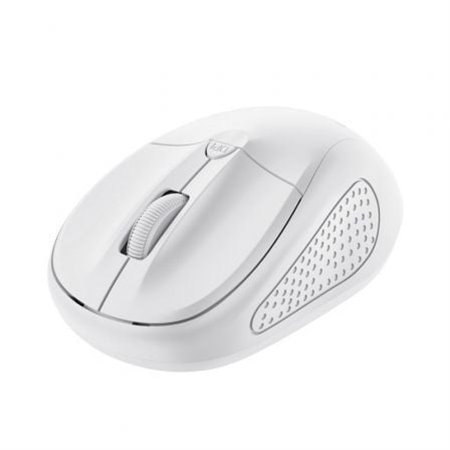 Trust Primo Mini Mouse sem fio/ Até 1600 DPI/ Branco fosco