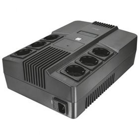 UPS interativo de linha Trust Maxxon/ 800VA/ 6 saídas/ Formato de bloco