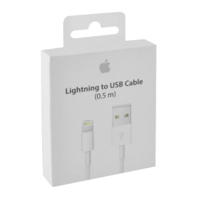 Cabo Apple Lightning a USB-A - Comprimento 0,50m - Cor Branco