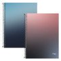 Caderno Fegol Class Premium Capa Dura A4 80 Folhas Pautado - Pack 6 cadernos