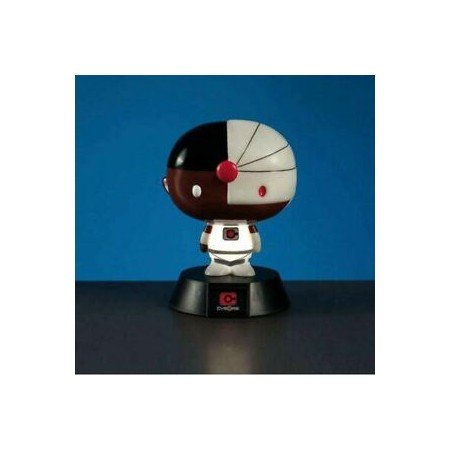 Lâmpada paladone ícone dc comics cyborg