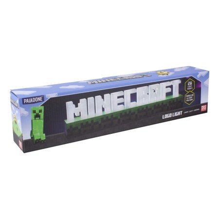 Lâmpada Paladone logo minecraft