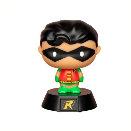 Lâmpada paladone ícone dc comics robin