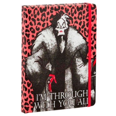 caderno disney vilões cruella de vil