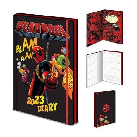 Diário 2023 pirâmide deadpool - blam blam