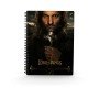 caderno de efeito 3d sd toys o senhor dos anéis aragorn