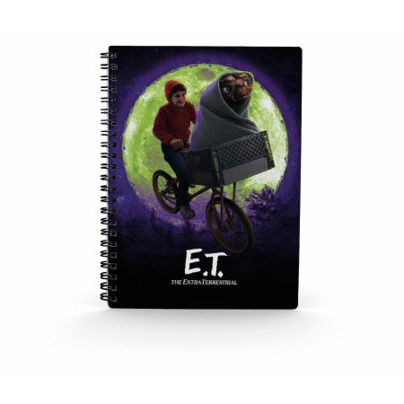 Notebook efeito 3d bike elliot et