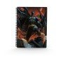 Notebook efeito 3d batman detetive comics dc universe