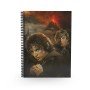 Caderno efeito 3d frodo e sam o senhor dos anéis
