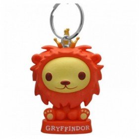 Chaveiro plastoy harry potter mascote casa grifinória chibi pvc