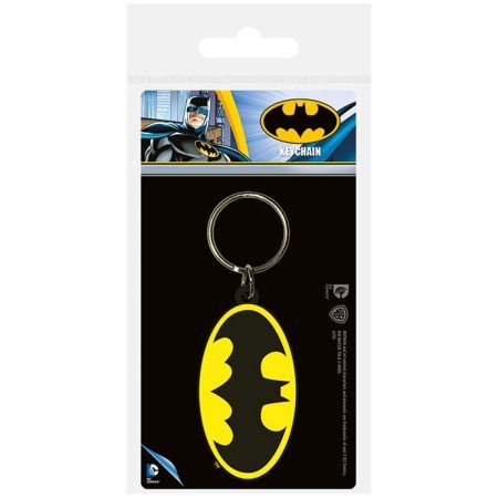 Chaveiro pirâmide dc comics batman logo