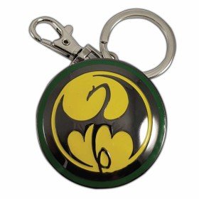 Chaveiro de metal semic studios logo da marvel punho de ferro