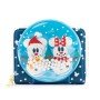 Bolsa Loungefly disney minnie e mickey bonecos de neve