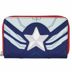 Carteira Loungefly maravilha falcão capitão américa cosplay