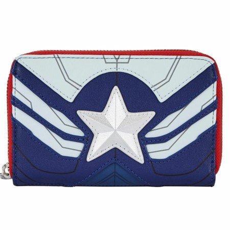 Carteira Loungefly maravilha falcão capitão américa cosplay