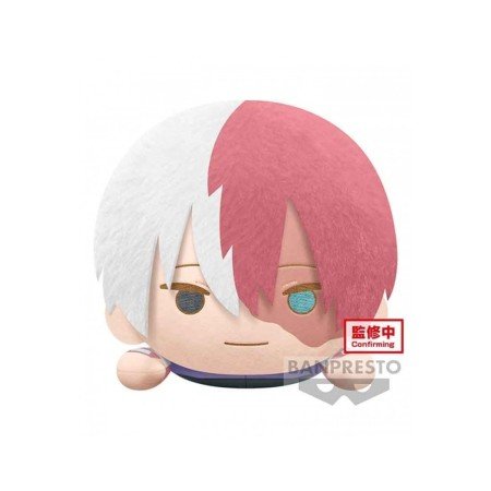 Peluche banpresto meu herói academia deitado grande pelúcia shoto todoroki