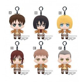 Banpresto attack on titan plush tomonui plush assort série 1 unidade aleatória