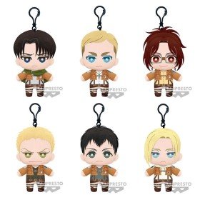 Banpresto attack on titan plush tomonui plush assort série 2 1 unidade aleatória