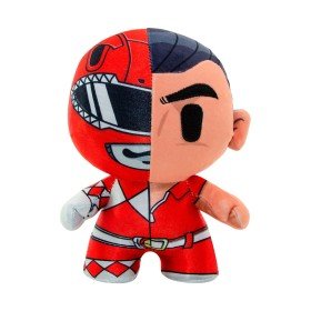 brinquedo de pelúcia vermelho power rangers dznr
