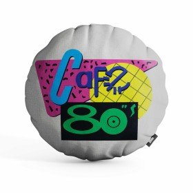 Almofada sd brinquedos de volta para o futuro café 80 embalagem vazia