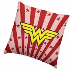 Almofada quadrada sd toys dc comics mulher maravilha embalada a vácuo