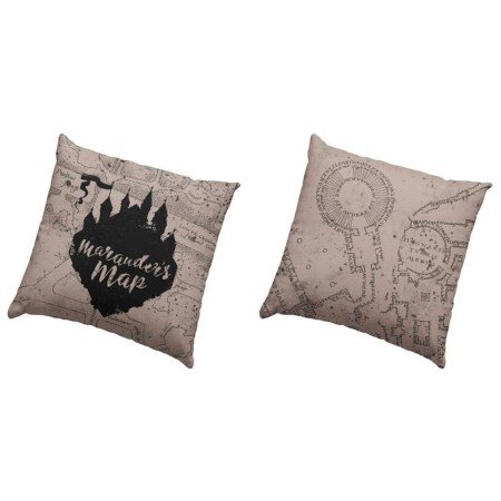Almofada quadrada sd brinquedos harry potter mapa do marauder embalado a vácuo