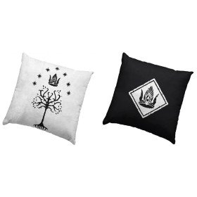 Almofada quadrada sd brinquedos o senhor dos anéis árvore branca de gondor