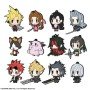 Conjunto de 12 pingentes de borracha square enix final fantasy vii edição estendida