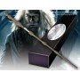 Réplica da varinha da coleção nobre harry potter albus dumbledore com caixa e placa de identificação