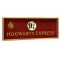 Placa da coleção nobre harry potter plataforma 9 3 - 4