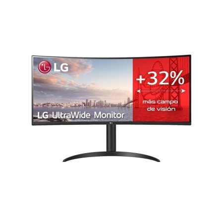 Monitor led lg 34wp75cp 34 polegadas 3440 x 1440 21:9 5ms hdmi porta de exibição usb-c alto-falantes reg. altura do jogo