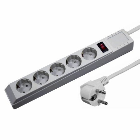 Tomada Elétrica C/ 5 Saídas Interruptor Proteção Picos1.8M