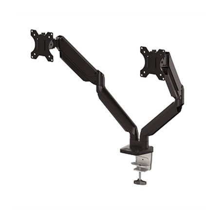 Suporte de monitor Fellowes série Platinum de braço horizontal duplo - até 32 polegadas - até 8kg - vesa 75x75 100x100