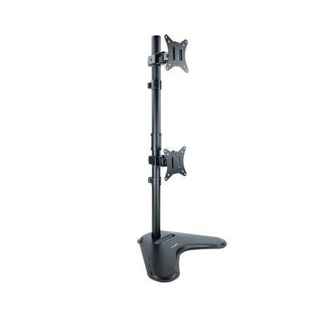 Suporte para monitor de mesa vertical tooq db1703tnv - b 2 telas 17 polegadas - 32 polegadas carga máxima 9kg