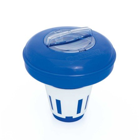 Bestway 58071 - grande dispensador de cloro flutuante ajustável (ø 165 cm.) 16,5x16,5x17,2 cm