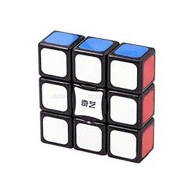 Cubo de Rubik qiyi super disquete 3x3x1 bordas pretas