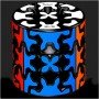 cubo de rubik qiyi barril de engrenagem 3x3 bordas pretas