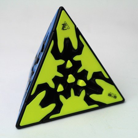 cubo de rubik qiyi engrenagem pyraminx borda preta