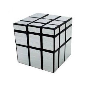 Cubo de Rubik qiyi espelho 3x3 prata
