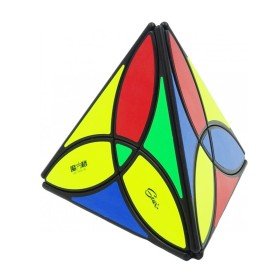 cubo de rubik qiyi trevo pyraminx preto