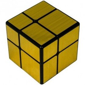 Cubo de Rubik qiyi espelho 2x2 ouro