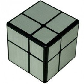 Cubo de Rubik qiyi espelho 2x2 prata
