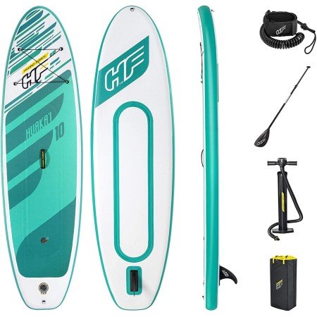 Bestway 65346 - prancha de stand up paddle hidroinflável - force huakai configurado até 120kg 305 x 84 x 15 cm